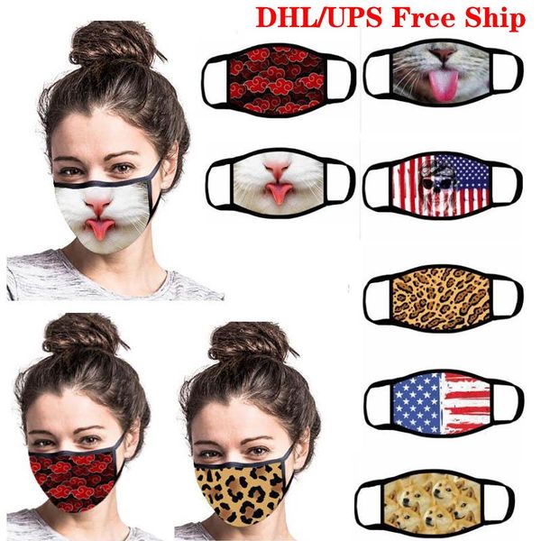 In Stock Women Funny Face Mask Reusable Cartoon Print Designer Dustproof Mask Ultraviolet-proof Washable Running Riding Bike Mask
In Stock Women Funny Face Mask Reusable Cartoon Print Designer Dustproof Mask Ultraviolet-proof Washable Running Riding Bike Mask