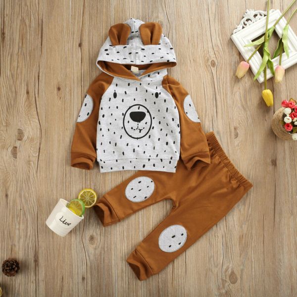 new fashion baby spring autumn clothes kids long sleeve hoodie +long pants oufits bear polka dots children clothing set suit, White
new fashion baby spring autumn clothes kids long sleeve hoodie +long pants oufits bear polka dots children clothing set suit, White