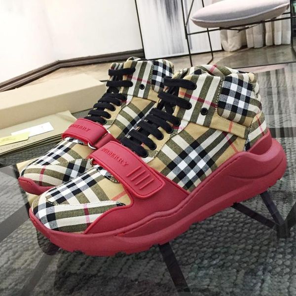 drop ship mens boots vintage check cotton sneakers outdoor walking design lightweight shoes high lace -up casual luxury men shoes, Black
drop ship mens boots vintage check cotton sneakers outdoor walking design lightweight shoes high lace -up casual luxury men shoes, Black