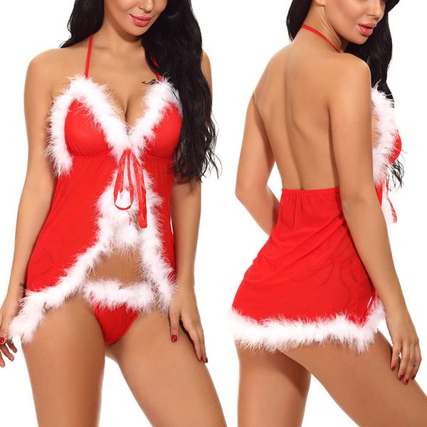 fashion casual underwear set christmas costume role santa claus bikini corset lady red festive new year clothing, Red;black
fashion casual underwear set christmas costume role santa claus bikini corset lady red festive new year clothing, Red;black