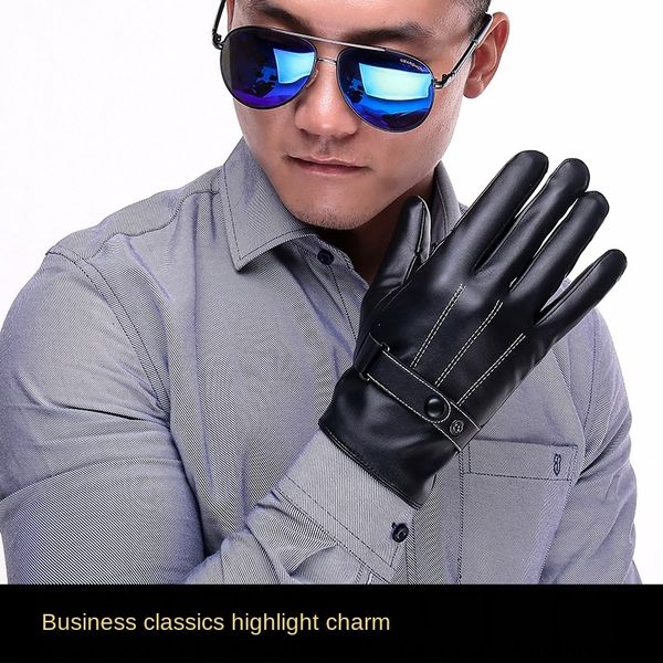men's winter warm warm glovesgloves and glovesgloves pu touch screen riding driving waterproof velvet thickened outdoor, Black
men's winter warm warm glovesgloves and glovesgloves pu touch screen riding driving waterproof velvet thickened outdoor, Black