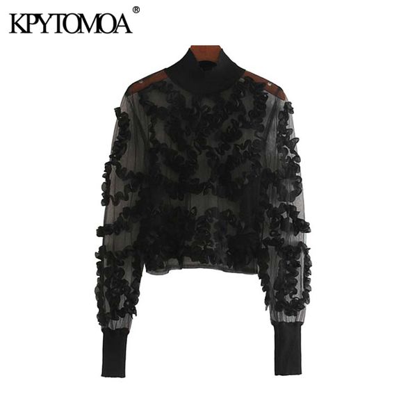 vintage transparent applique short style mesh blouses women 2020 fashion long sleeve female shirts blusas chic crop top, White
vintage transparent applique short style mesh blouses women 2020 fashion long sleeve female shirts blusas chic crop top, White