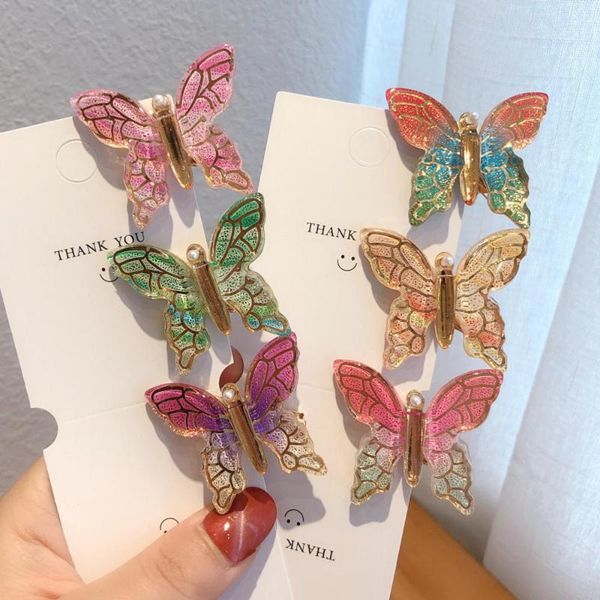 6pcs/set girls gradient colorful butterfly hair clips women girls barrette flying butterfly hair accessories
6pcs/set girls gradient colorful butterfly hair clips women girls barrette flying butterfly hair accessories