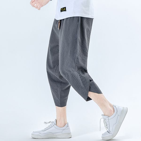 iidossan scrathed ankle-length linen pants men regular fit casual pants women japanese streetwear harajuku linen casual trousers, Black
iidossan scrathed ankle-length linen pants men regular fit casual pants women japanese streetwear harajuku linen casual trousers, Black