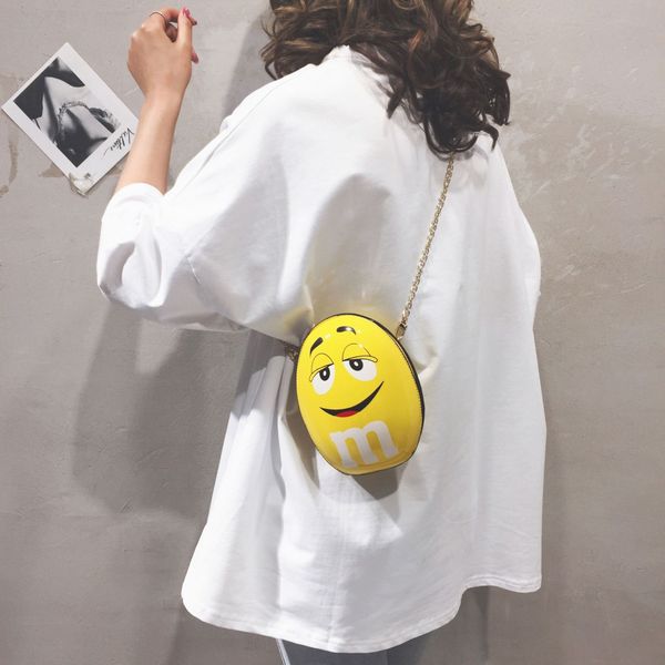 czjud new japanese and korean patent leather women's fashion ins small round bag personalized expression chain messenger bag mobile pho, White
czjud new japanese and korean patent leather women's fashion ins small round bag personalized expression chain messenger bag mobile pho, White