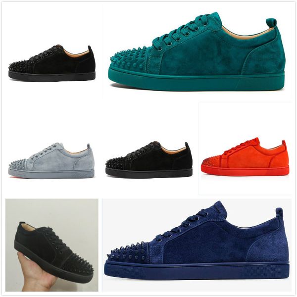 progettista shoes spike red bottom sneakers leather shoes junior calf casual loafer shoes suede lussuoso men women party, Black
progettista shoes spike red bottom sneakers leather shoes junior calf casual loafer shoes suede lussuoso men women party, Black
