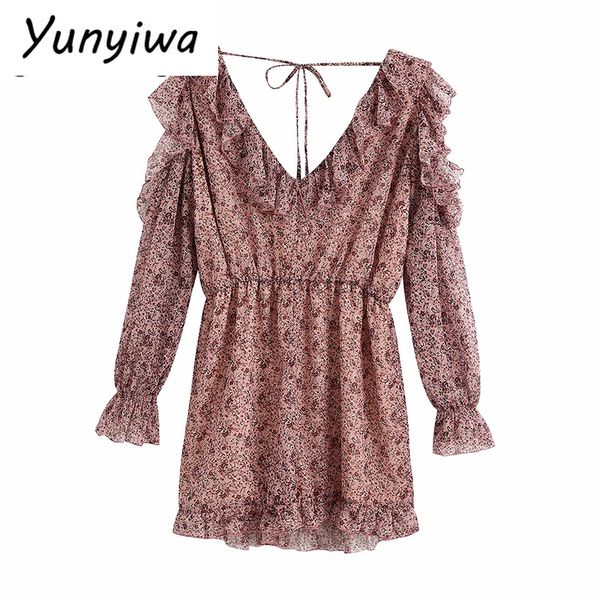 floral print ruffle jumpsuit women slits long sleeve v neck chiffon romper holiday summer boho beach jumpsuit plus size, Black;white
floral print ruffle jumpsuit women slits long sleeve v neck chiffon romper holiday summer boho beach jumpsuit plus size, Black;white