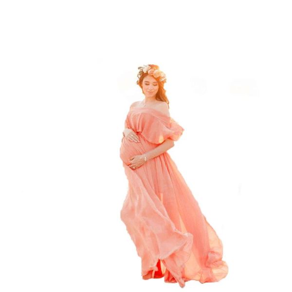 maternity dresses lotus collar short sleeve pregnant women chiffon classic pink dress women pregnancy dress for p shoot, White
maternity dresses lotus collar short sleeve pregnant women chiffon classic pink dress women pregnancy dress for p shoot, White