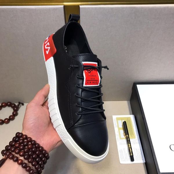 red and black fashion leather shoes 2019 new lace version of the lace men's sports shoes leather casual shoes original box 38-441
red and black fashion leather shoes 2019 new lace version of the lace men's sports shoes leather casual shoes original box 38-441