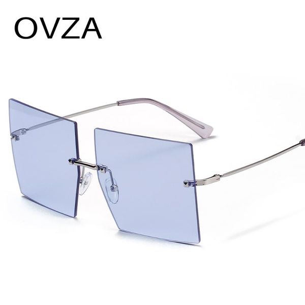 ovza rimless women sunglasses brand designer oversized sun glasses red square fashion accessories s2063, White;black
ovza rimless women sunglasses brand designer oversized sun glasses red square fashion accessories s2063, White;black