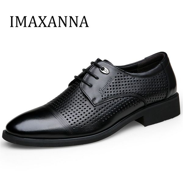 imaxanna new men dress shoes genuine leather men oxford formal business office shoes for fashion wedding party breathable, Black
imaxanna new men dress shoes genuine leather men oxford formal business office shoes for fashion wedding party breathable, Black