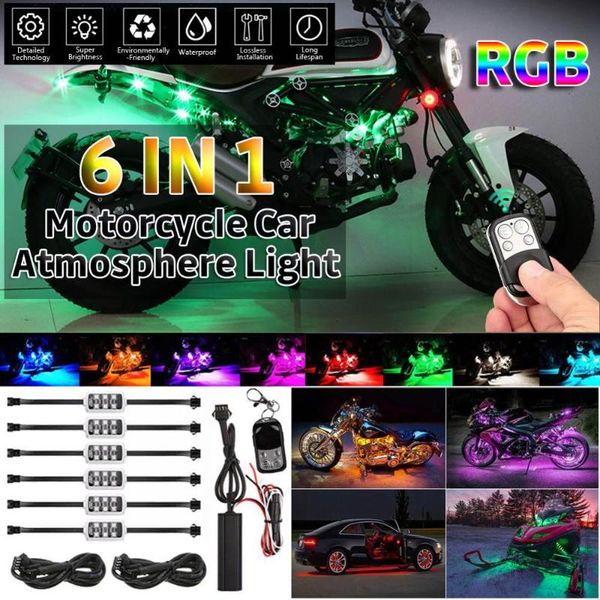 6 в 1 rgb 36 led мотоцикл автомобиль atmosphere света с беспроводным пультом дистанционного управления декоративными полосы лампа kit
6 в 1 rgb 36 led мотоцикл автомобиль atmosphere света с беспроводным пультом дистанционного управления декоративными полосы лампа kit