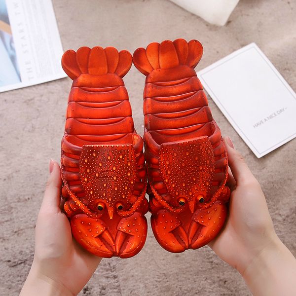 slippers summer women fashion house home lobster animal funny couple beach large size slides flat shoes, Black
slippers summer women fashion house home lobster animal funny couple beach large size slides flat shoes, Black