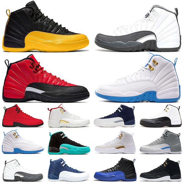 fashion jumpman 12 university gold 12s men basketball shoes indigo reverse flu game dark concord platform mens trainers sports sneakers
fashion jumpman 12 university gold 12s men basketball shoes indigo reverse flu game dark concord platform mens trainers sports sneakers