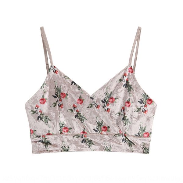 flower velvet printed v-neck chest wrap short waist slimming back lace-up camisole vest all-match suspender vest, Camo
flower velvet printed v-neck chest wrap short waist slimming back lace-up camisole vest all-match suspender vest, Camo