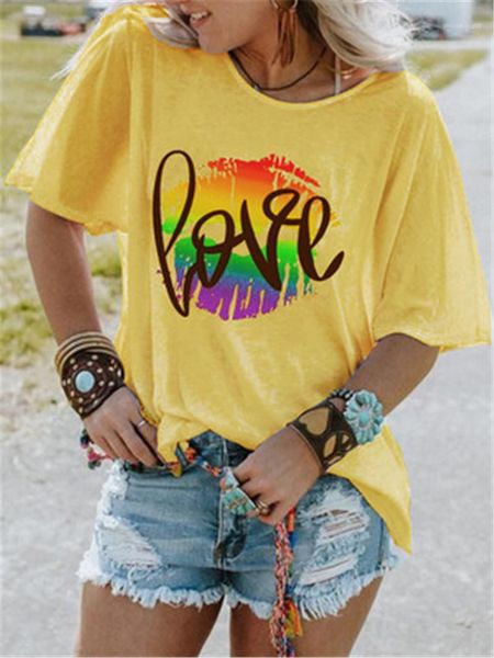 loose tee love heart print women t-shirt fashion crew neck casual short sleeve designer summer new female, White
loose tee love heart print women t-shirt fashion crew neck casual short sleeve designer summer new female, White