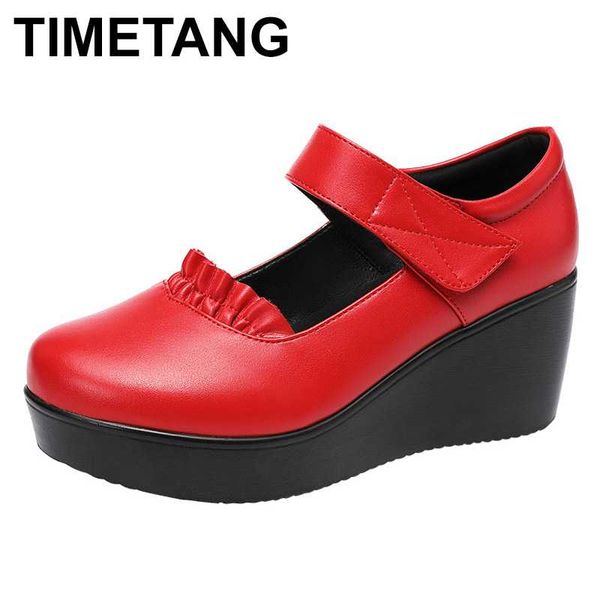 timetang 6cm medium heel platform shoes for women 2020 platform round head red big size 32 to 43 woman shoes high heels, Black
timetang 6cm medium heel platform shoes for women 2020 platform round head red big size 32 to 43 woman shoes high heels, Black