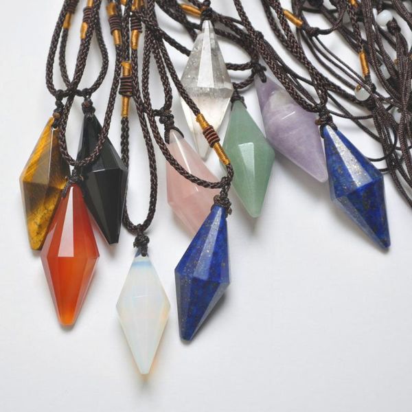 pendant necklaces aventurine/carnelian/tigereye/opal/lapis stone adjustable nylon rope braid necklace jewelry 1pcs f420-f428, Silver
pendant necklaces aventurine/carnelian/tigereye/opal/lapis stone adjustable nylon rope braid necklace jewelry 1pcs f420-f428, Silver
