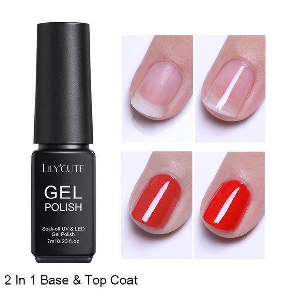 nail gel lilycute 7ml 2 in 1 base coat matte uv polish long lasting permanent varnish, Red;pink
nail gel lilycute 7ml 2 in 1 base coat matte uv polish long lasting permanent varnish, Red;pink