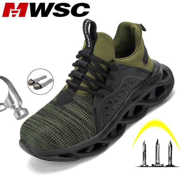 boots mwsc safety work shoes for men steel toe cap anti-smashing construction working indestructible sneakers, Black
boots mwsc safety work shoes for men steel toe cap anti-smashing construction working indestructible sneakers, Black