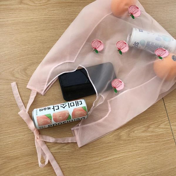 embroidery fruit transparent tote soft organza yarn cloth bags handbag eco shopping bag purses for women girls
embroidery fruit transparent tote soft organza yarn cloth bags handbag eco shopping bag purses for women girls