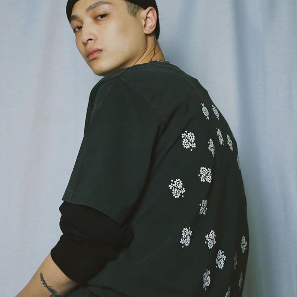 askyurself paisley confusion tee in black harajuku fashion oversize t-shirt summer casual cotton t shirts men women hip hop streetwear, White;black
askyurself paisley confusion tee in black harajuku fashion oversize t-shirt summer casual cotton t shirts men women hip hop streetwear, White;black