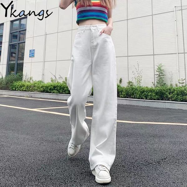 women's jeans vintage white loose harem boyfriend for women autumn korean mom 2021 harajuku casual high wasit wide leg denim pants, Blue
women's jeans vintage white loose harem boyfriend for women autumn korean mom 2021 harajuku casual high wasit wide leg denim pants, Blue