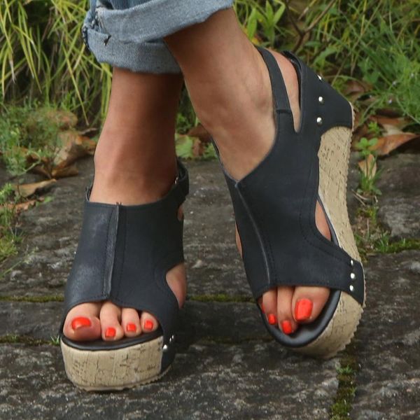 sandals women solid wedges shoes high heels sandals women open toe breathable beach flip flop platform feminina#0720, Black
sandals women solid wedges shoes high heels sandals women open toe breathable beach flip flop platform feminina#0720, Black
