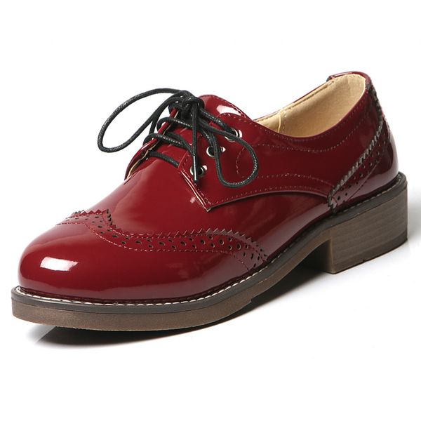 brand new patent leather oxford shoes woman casual fashion euro women flats shoes spring autumn lady flat black red white
brand new patent leather oxford shoes woman casual fashion euro women flats shoes spring autumn lady flat black red white