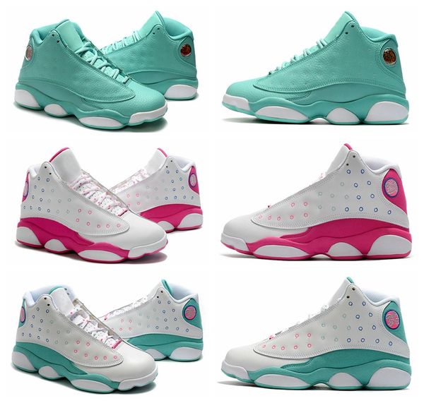 2020 new 13 women girls basketball shoes gs playground platinum mint green 13s pink sports sneakers jumpman trainers des chaussures
2020 new 13 women girls basketball shoes gs playground platinum mint green 13s pink sports sneakers jumpman trainers des chaussures