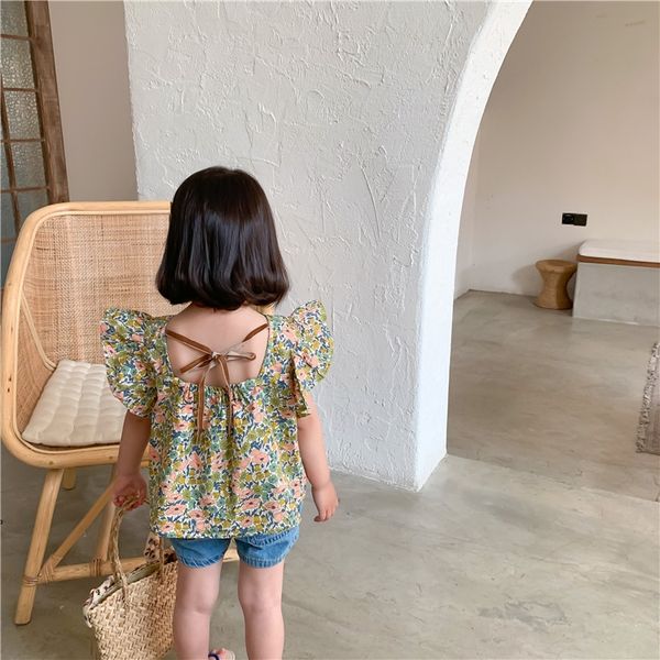 bptzs children's clothing summer children's and clothes t-shirt clothing girls' baby floral printing flying sleeve short slee, White;black
bptzs children's clothing summer children's and clothes t-shirt clothing girls' baby floral printing flying sleeve short slee, White;black