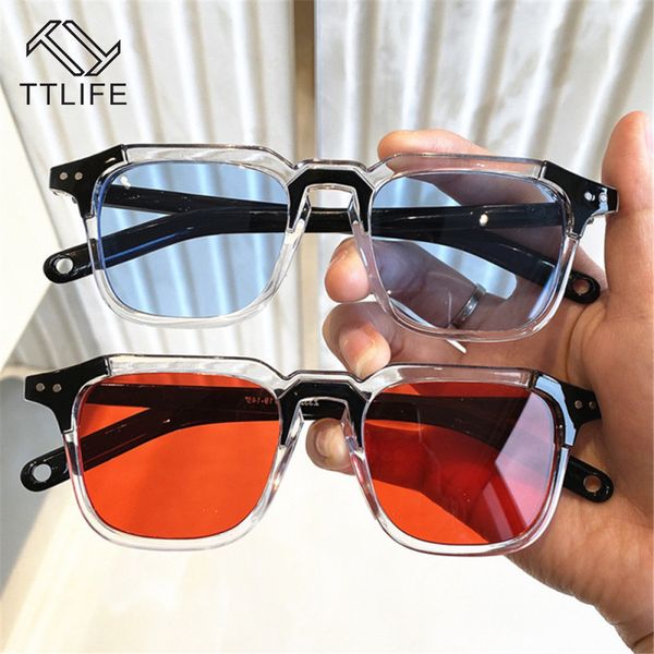 ttlife cool vintage sunglasses women men brand deisgner cute square eyeglasses male female transparent frame retro uv400 eyewear, White;black
ttlife cool vintage sunglasses women men brand deisgner cute square eyeglasses male female transparent frame retro uv400 eyewear, White;black