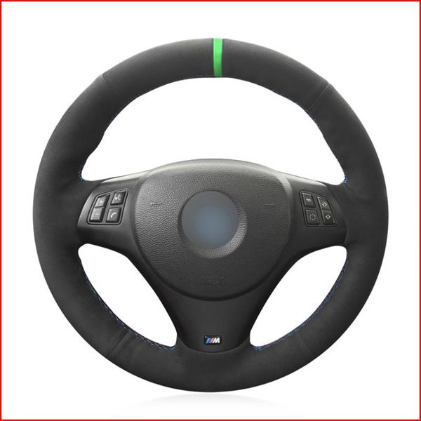 mewant black suede hand sew car steering wheel cover for m sport m3 e90 e91 e92 e93 e87 e81 e82 e88 x1 e84
mewant black suede hand sew car steering wheel cover for m sport m3 e90 e91 e92 e93 e87 e81 e82 e88 x1 e84