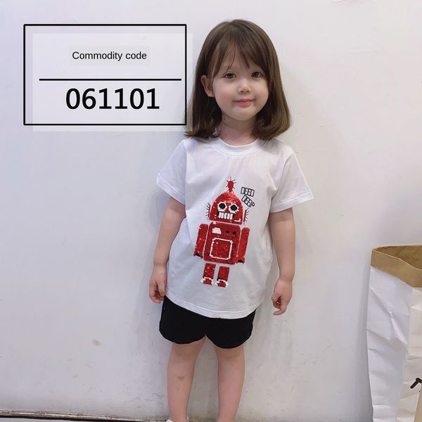hwvqg technology flip sequins 061101 new round neck full children's suit shortst-shirt shortsprint short-sleeved t-shirt shorts childre
hwvqg technology flip sequins 061101 new round neck full children's suit shortst-shirt shortsprint short-sleeved t-shirt shorts childre