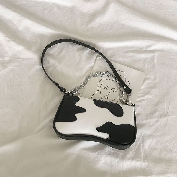 pu leather ladies chain underarm shoulder bags cute cow pattern women armpit bag retro female baguette handbag girls small purse
pu leather ladies chain underarm shoulder bags cute cow pattern women armpit bag retro female baguette handbag girls small purse