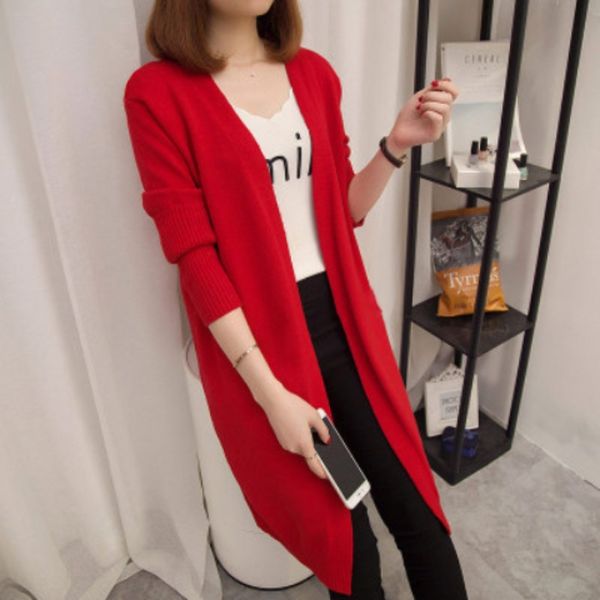autumn 2020 new women's korean style mid-length women's cardigan loose coat sweatersweater sweater slimming coat, Tan;black
autumn 2020 new women's korean style mid-length women's cardigan loose coat sweatersweater sweater slimming coat, Tan;black