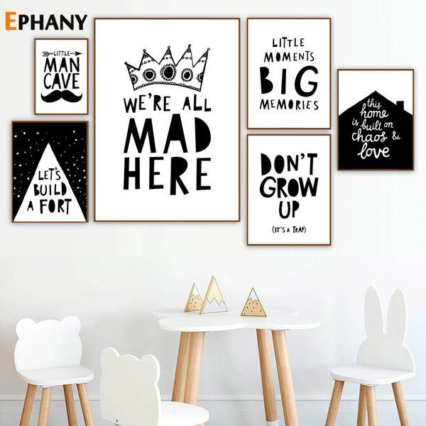 black white cartoon canvas poster motivational funny quotes minimalist art print painting wall picture nordic kid room decor
black white cartoon canvas poster motivational funny quotes minimalist art print painting wall picture nordic kid room decor