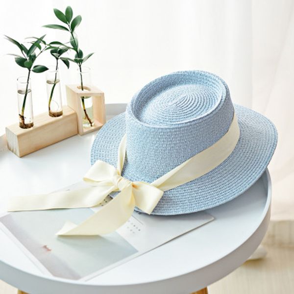 designer hat summer sun hats women fashion girl straw hat ribbon bow beach hat casual straw flat panama hats fashion 2020, Blue;gray
designer hat summer sun hats women fashion girl straw hat ribbon bow beach hat casual straw flat panama hats fashion 2020, Blue;gray