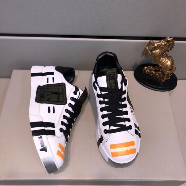 2020w luxury high-end printed men's leather low-daily sports shoes, high-quality casual wild tide shoes, size: 38-45, Black
2020w luxury high-end printed men's leather low-daily sports shoes, high-quality casual wild tide shoes, size: 38-45, Black