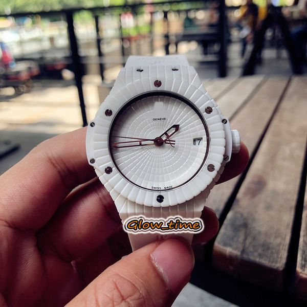 version bang caviar 346.hx.2800.rw white dial eta 2824 automatic mens watch sapphire white ceramic case rubber strap designer watches, Slivery;brown
version bang caviar 346.hx.2800.rw white dial eta 2824 automatic mens watch sapphire white ceramic case rubber strap designer watches, Slivery;brown