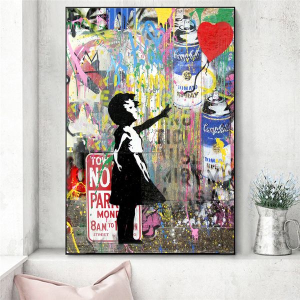 girl holding a balloon canvas paintings modern street art wall graffiti art prints on the wall pictures kids room decoration
girl holding a balloon canvas paintings modern street art wall graffiti art prints on the wall pictures kids room decoration