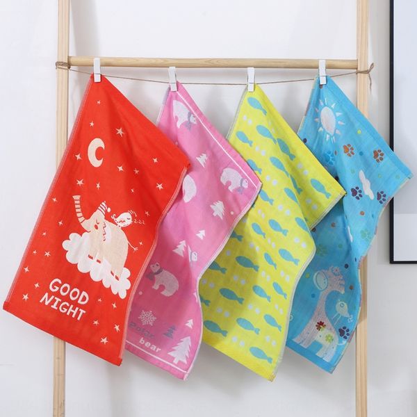 pure cotton 27*50cm three-layer gauze children's cartoon fabric children's towel gift absorbent small towel for face washing
pure cotton 27*50cm three-layer gauze children's cartoon fabric children's towel gift absorbent small towel for face washing