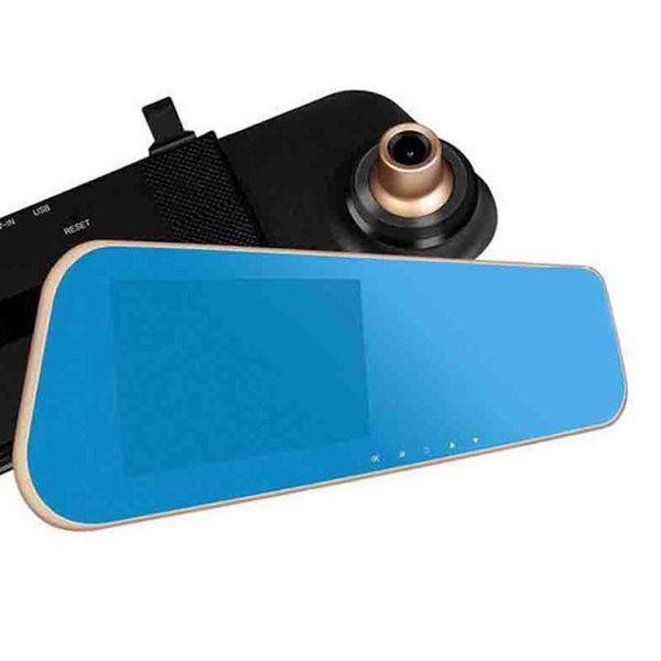 4.3 dash cam front and rearview mirror camera recorder 1080p wide angle night vision blue mirror car action camera car dvr
4.3 dash cam front and rearview mirror camera recorder 1080p wide angle night vision blue mirror car action camera car dvr