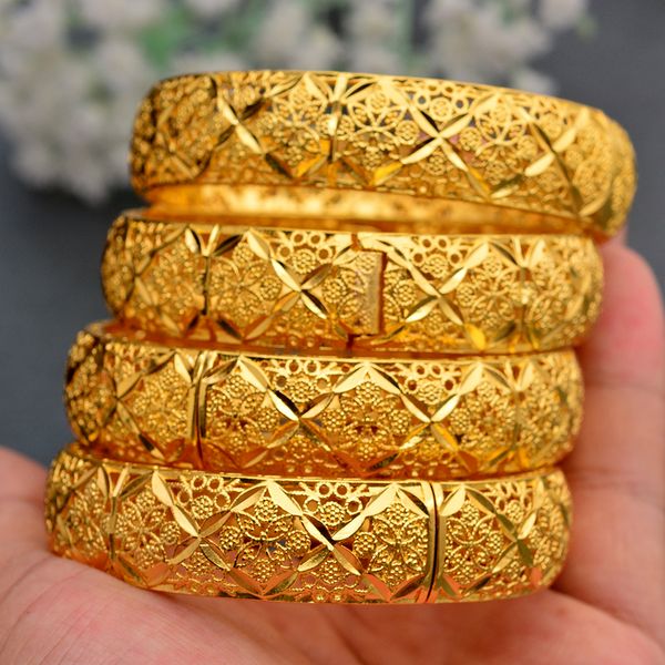 WANDO New Fashion lady Luxury Gold Color Jewelry Bangles Ethiopian African Women Dubai Bracelet Party wedding Gifts
WANDO New Fashion lady Luxury Gold Color Jewelry Bangles Ethiopian African Women Dubai Bracelet Party wedding Gifts