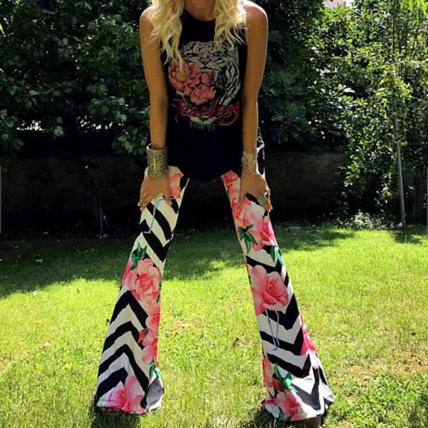 2020 women flare pant womens clothing pants wide leg pants print floral classics comfort clothing fall fashion ladies female, Black;white
2020 women flare pant womens clothing pants wide leg pants print floral classics comfort clothing fall fashion ladies female, Black;white