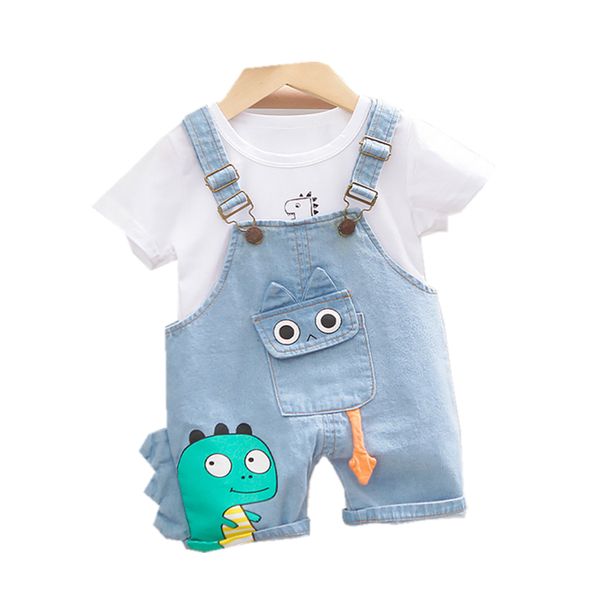 summer baby boys girls clothes kids cartoon dinosaur children clothing infant toddler t-shirt overalls 2pcs casual tracksuit, White
summer baby boys girls clothes kids cartoon dinosaur children clothing infant toddler t-shirt overalls 2pcs casual tracksuit, White