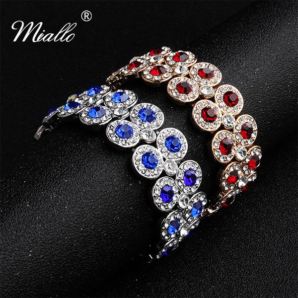 miallo double chain bracelets & bangles blue red stone crystal wedding bracelet bride bridesmaids, Red;blue
miallo double chain bracelets & bangles blue red stone crystal wedding bracelet bride bridesmaids, Red;blue