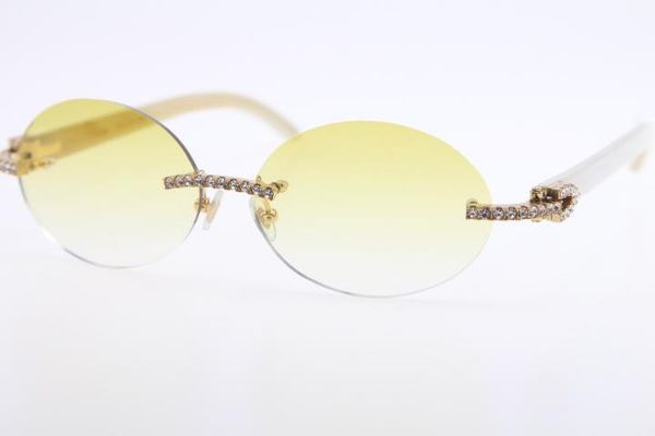 2020 wholesale sunglasses new large diamond rimless white genuine natural horn sunglasses 3524012 stone glasses oval brown hot, White;black
2020 wholesale sunglasses new large diamond rimless white genuine natural horn sunglasses 3524012 stone glasses oval brown hot, White;black