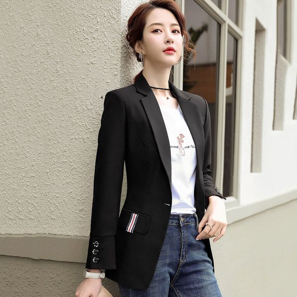 women's suits & blazers 1pcs plus size coats 2021 autumn fashion cotton blend splicing small jackets ladies skinny, White;black
women's suits & blazers 1pcs plus size coats 2021 autumn fashion cotton blend splicing small jackets ladies skinny, White;black