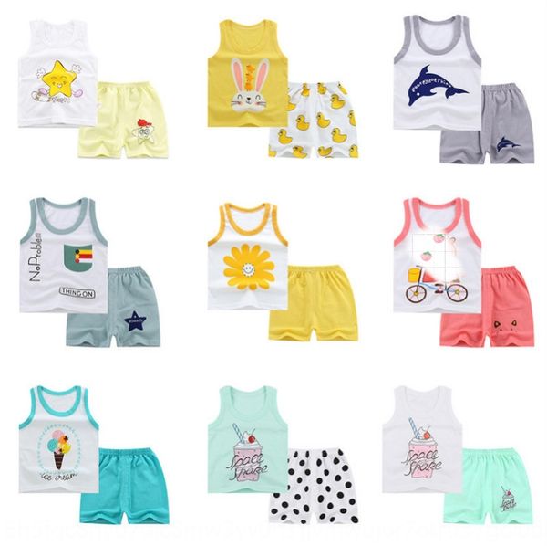 2020 children's vest set infant 40 cotton vest and shorts summer clothes two-piece set baby shorts short sleeves for boys and girls
2020 children's vest set infant 40 cotton vest and shorts summer clothes two-piece set baby shorts short sleeves for boys and girls